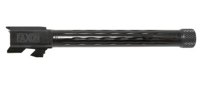 Faxon Firearms GB910N34LGQT Match Series  9mm Luger 5.75" Fluted Threaded Black Nitride Stainless Steel, Fits Glock 34 Gen2-4