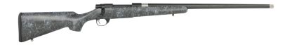 Howa HCE65PRCGW 1500 Carbon Elevate 6.5 PRC 4+1 24" Wrapped Carbon Fiber Threaded Barrel, Blued Drilled & Tapped Steel Receiver, Fixed Stocky's Black w/Gray Webbing Carbon Fiber Stock, Right Hand