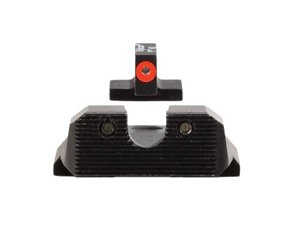 Trijicon 600851 HD XR Night Sight Set Green Tritium/Orange Outline Front, Green Tritium Rear, Black Frame Fits S&W M&P/M&P M2.0