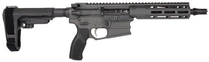Cobalt Kinetics CKPROLITE30075CHARCOAL Pro Lite  300 Blackout 30+1 7.50" Black Melonite Barrel, Charcoal Aluminum Receiver w/Picatinny Rail, Black Polymer SB Tactical SBA3 Brace, Black Polymer Grip