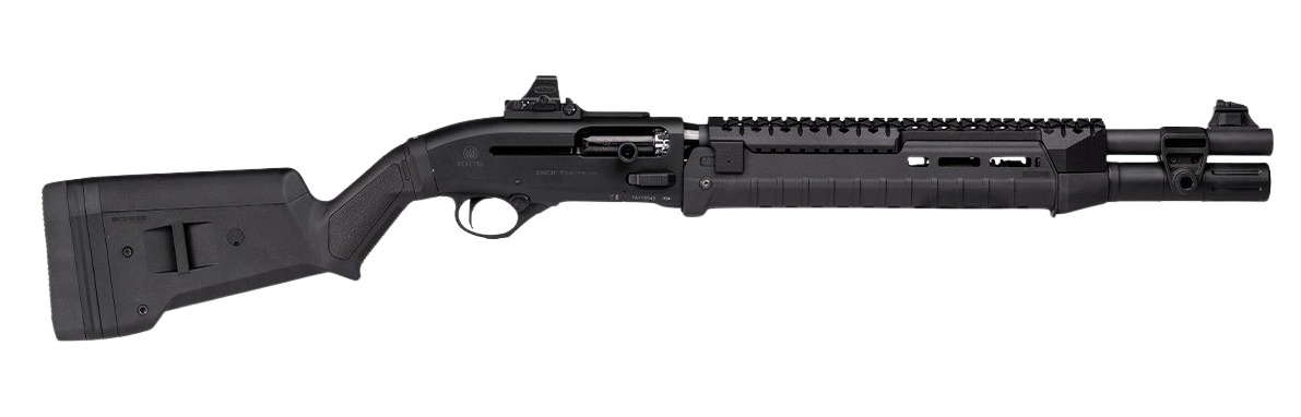 Langdon Tactical Tech LTT1301HZFRMBLK Beretta 1301 3" 7+1 18.50" Black Oxide Heat Shield Barrel, Black Aluminum Receiver, Black Magpul Polymer Stock, Modified Magpul Zhukov Forend