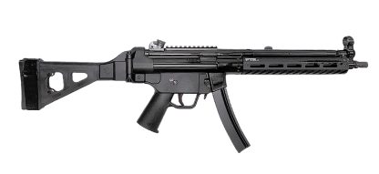 PTR 9LTBR-0090101 9LTBR  9mm Luger 30+1 12.50" Black Nitride Threaded Barrel, M-LOK Handguard, Black Anodized Aluminum Receiver w/Picatinny Rail, Black Synthetic SB Tactical Brace, Black Polymer Grip