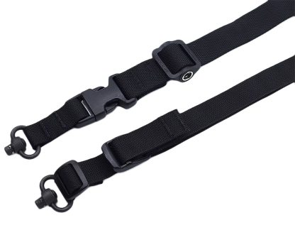 Tacshield T6031BK Warrior 2-in-1 Sling Black Webbing Two-Point Rifle/Shotgun