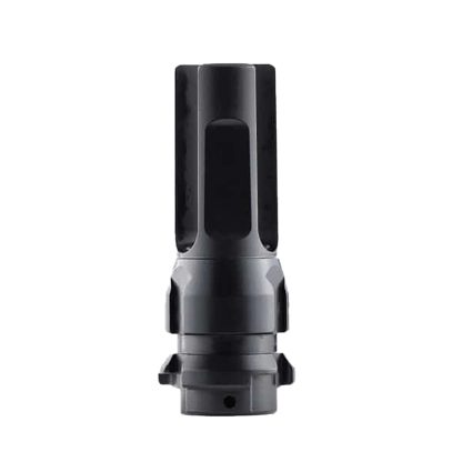 Dead Air DA308 KeyMo Flash Hider Black Nitride 4140 HT Alloy Steel 9/16"x24 RH Threads 2.70" OAL 30 Cal
