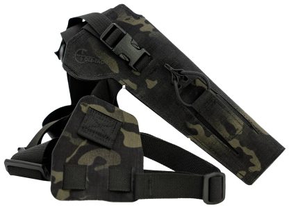 Cole-tac VW205 Varmint Wrangler Pistol Holder Chest Multi-Cam Black Left Hand
