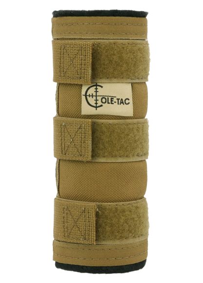Cole-tac MP102 Metal Python Suppressor Cover Fits 6" Long Coyote Brown