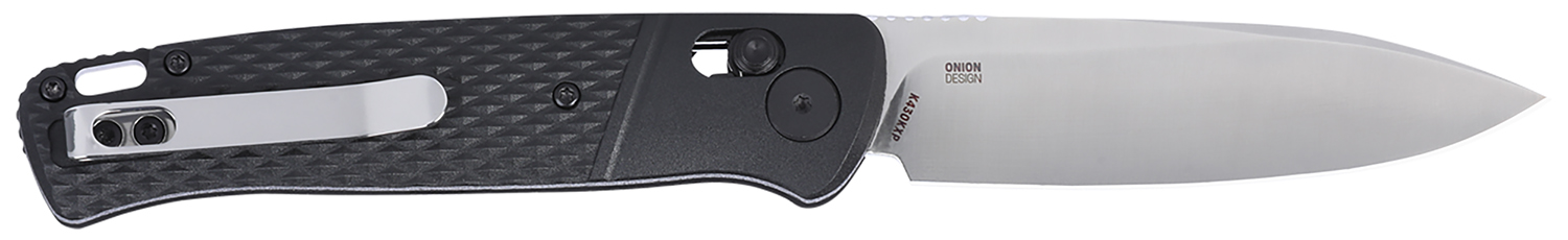 CRKT K430KXP Counterpart EDC 3.38" Folding Drop Point Plain Satin 12C27 Sandvik SS Blade, Black GRN Handle