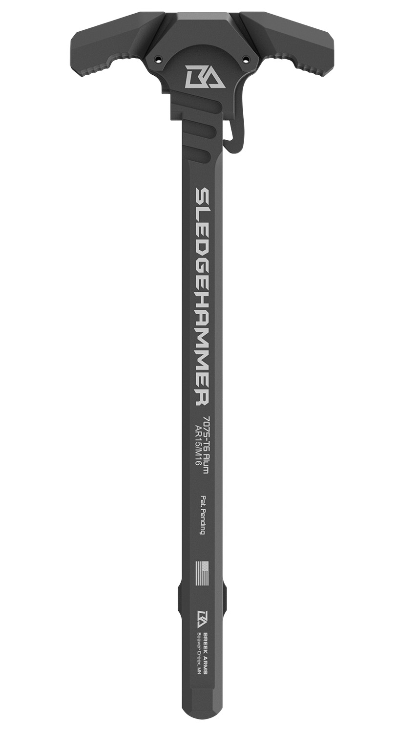Breek Arms BRK6015 Sledgehammer Charging Handle Mil Spec AR15/M16 Rifles Black 7075-T6 Aluminum