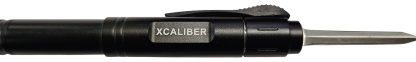 Xcaliber Knife Company  Pen Knife  1.70" OTF Dagger Stainless 440C SS Blade, 5.90" Black Aluminum Handle