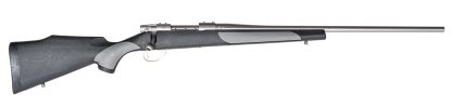 Weatherby  Vanguard Weatherguard Full Size 270 Win 5+1 24" Satin Threaded Barrel, Satin Stainless Steel Drilled & Tapped Receiver, Black/Gray Weatherguard Stock