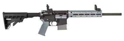 Tippmann Arms A101226 M4-22 LTE 22 LR 25+1 16" Black Parkerized Threaded Barrel, Matte Black Aluminum Receiver w/Picatinny Rail, Wolf Gray M-LOK Handguard Composite Forend, Black Polymer Stock, Gray G