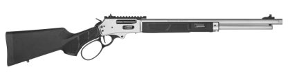Smith & Wesson 14206 1854  360 Buckhammer 6+1 20" Stainless Steel Threaded Barrel & Receiver w/Picatinny Rail, M-LOK Handguard, Black Fixed Synthetic Stock