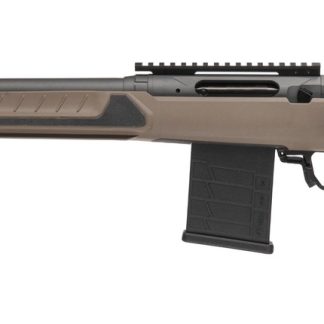 Savage Arms 32693 110 Core Tactical Full Size 6.5 PRC 7+1 24" Medium Heavy Fluted Barrel, Arca Rail Forend, Coyote Tan AccuStock w/AccuFit V2 Synthetic Stock, Left Hand