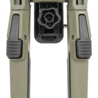 Savage Arms 56451 Sling Swivel Bipod  7.20"-10" High Green Polymer