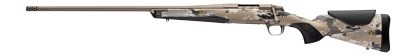Browning 036125229 X-Bolt 2 Speed Full Size 300 Win Mag 3+1 26" Smoked Bronze Cerakote Fluted Threaded Barrel & Steel Drilled & Tapped Receiver, Ovix Camo w/Black Overmold Adj Vari-Tech Synthetic Stoc