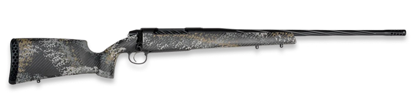 Weatherby 3WAST65CMR2B 307 Alpine ST 6.5 Creedmoor 4+1 20" Graphite Black Cerakote Spiral Fluted Threaded Barrel, Steel Drilled & Tapped Receiver, Carbon Fiber w/Gray, Light Gray & Gold Sponge Accents