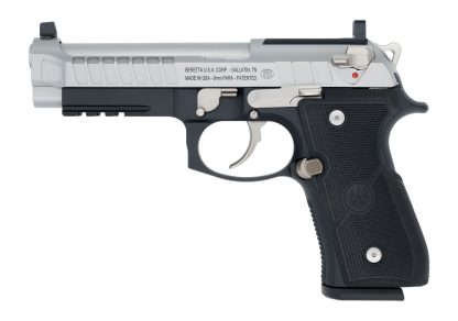 Langdon Tactical Tech 92E2TJNRR Beretta 92 Elite  Full Size Frame 9mm Luger 18+1 4.70" Stainless Steel Barrel, Inox Stainless Steel Optic Ready/Serrated Slide, Black Anodized Aluminum Frame w/Picatinn