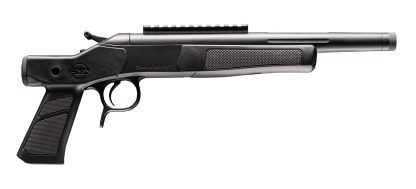 CVA CP802 Scout XP 300 Blackout 1rd 11.50" Matte Stainless Steel Fluted Threaded Barrel, Picatinny Rail, Graphite Black XP Pistol Grip