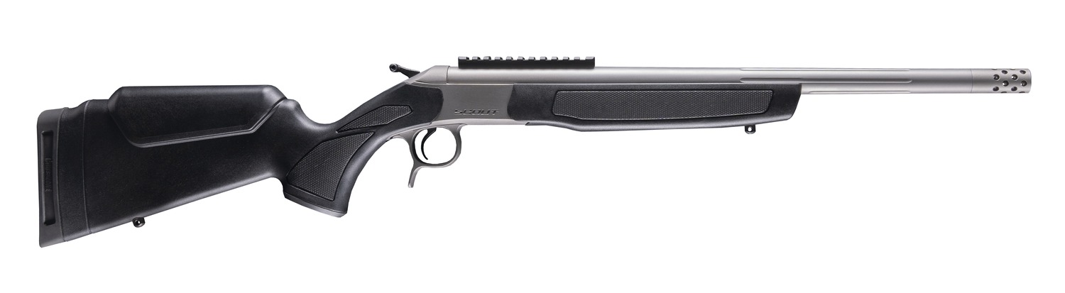 CVA CR4435S Cascade Takedown 243 Win 1rd 20" Matte Stainless Steel Threaded Barrel & Receiver w/Picatinny Rail, Black Synthetic Stock