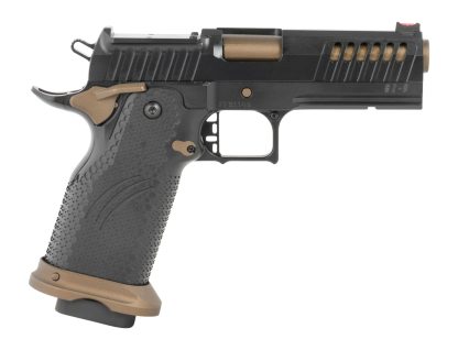 Fierce Firearms FGZ-9-C-BBZ Grizz Commander 9mm Luger 19+1 4.25" Black Bull Barrel, Steel Optic Ready/Serrated Slide, Burnt Bronze Cerakote w/Black Controls Steel Frame w/Accessory Rail, RMR Footprint