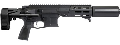 Maxim Defense MXM49701 PDX SD 5.56 NATO 20+1 5.50" Black Integrated Suppressor Barrel, Black DLC Aluminum Receiver w/Picatinny Rail, M-Slot Handguard, Black Polymer Maxim CQB Brace, Polymer Grip