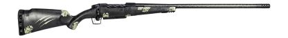 Fierce Firearms ROGSCX7PRC20BF Carbon Rogue XP 7mm PRC 3+1 20" Carbon Fiber Match Grade Threaded Barrel, Black Cerakote Steel Drilled & Tapped Receiver, BiPod Rail Forend, Forest Camo Fixed Carbon Fib