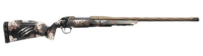 Fierce Firearms  Twisted Rage LR Full Size 22 Creedmoor 4+1 22" Smoked Bronze Cerakote Match Grade/Spiral Threaded Stainless Steel Barrel, Drilled & Tapped Receiver, Desert Shadow Camo Push Button Adj