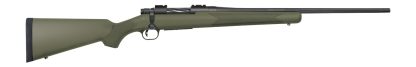 Mossberg 28075 Patriot  243 Win 5+1 Matte Blued Fluted Barrel, OD Green Synthetic Stock