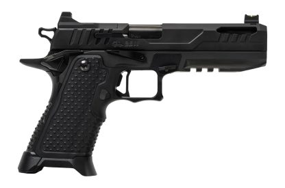 Oa Defense  2311 Pro Elite Full Size 9mm Luger 21+1 5" Black DLC Steel Optic Ready/Serrated Slide, Black Aluminum Frame w/Picatinny Rail, Black Aluminum Grip, Ambidextrous