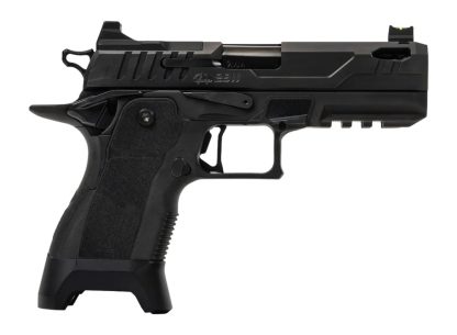 Oa Defense  2311 Pro w/Plus Kit Compact Frame 9mm Luger 17+1 4.25" Black DLC Black Steel Optic Ready/Serrated Slide, Black Aluminum Frame w/Picatinny Rail, Black Polymer Grip, Ambidextrous