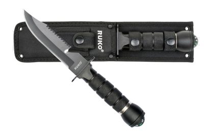 RUKO RUK0163      420J2 6"SURVIVAL FIXED W/COMPASS