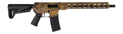 Shark Coast Tactical SCC101952AFDE Anime-15  5.56 NATO 30+1 16" Black Nitride Threaded Barrel, Flat Dark Earth Cerakote Aluminum Receiver w/Picatinny Rail, M-LOK Handguard, Magpul Collapsible Black Po