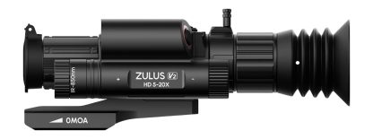 DNT ZHD520RV2 ZULUS HD 5-20X V2  D/N W/LSR RF