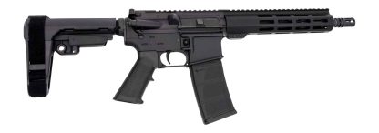 Andro Corp Industries 556103HB ACI-15 Halo 5.56 NATO 30+1 10.30" Black Nitride Threaded Barrel, Black Anodized Aluminum Receiver w/Picatinny Rail, M-LOK Handguard, Black Polymer SBA3 Pistol Brace, A2