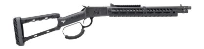 Rossi 920441613-TBRP R92  44 Mag 8+1 16.50" Black Cerakote Alloy Steel Threaded Barrel & Drilled & Tapped Receiver, Black Fixed Wood Stock