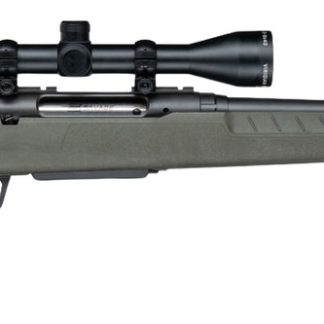 Savage Arms 33163 Axis 2 XP w/Optic 6.5 Creedmoor 4+1 20" Matte Black Carbon Steel Threaded Barrel, Drilled & Tapped Receiver, OD Green Synthetic Fixed w/Pistol Grip Stock, 3-9x40mm Duplex Scope, Righ