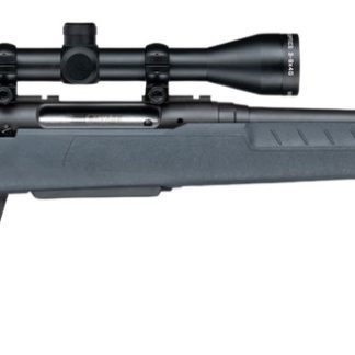 Savage Arms 33174 Axis 2 XP 243 Win 4+1 20" Matte Black Carbon Steel Threaded Barrel. Drilled & Tapped Receiver, Gray Synthetic Fixed w/Pistol Grip Stock, 3-9x40mm Duplex Scope, Right Hand