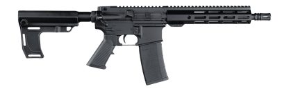 Andro Corp Industries 556103HBMPS ACI-15 Halo 5.56 NATO 30+1 10.30" Black Nitride Threaded Barrel, Black Anodized Aluminum Receiver w/Picatinny Rail, Black Polymer SBA3 Pistol Brace, A2 Grip, Ambidext