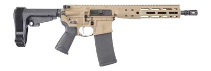 LWRC ICDIP5CK10SBA3ML ICDI 5.56 NATO 30+1 10.50" Threaded Barrel, Flat Dark Earth Receiver w/Picatinny Rail, M-LOK Handguard, Black Polymer SB Tactical SBA3 Brace, Black Polymer Grip, Ambidextrous