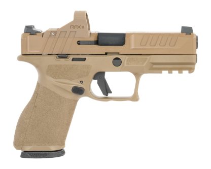 Springfield Armory EC9409FU15PAC Echelon 4.0FC 9mm Luger 15+1 4" Black Melonite Barrel, FDE Cerakote Steel Optic Ready/Serrated Slide & Polymer Frame w/Picatinny Rail, Adaptive Texture Grip
