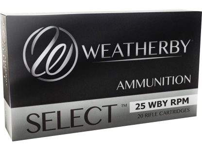 WEATHERBY 25WBY RPM 117GR HORNADY SST