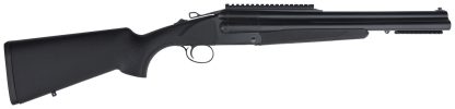 Charles Daly 930110 Triple Threat  Full Size 12 Gauge Break Open 3" 3 18.50" Blued Triple Barrel, Blued Steel Receiver w/Picatinny Rail, Checkered Black Synthetic Stock, Right Hand