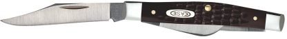 Case 00081 Stockman  Small 2"/1.5"/1.49" Folding Clip/Sheepfoot/Pen Plain As-Ground Stainless Steel Blade/ Brown Jigged Synthetic Handle