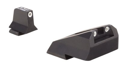 Trijicon 600900 Suppressor/Optic Height Sights Green/Tritium White Outline Front Sight-Green/Tritium White Outline Rear Sight Smith & Wesson M&P/M&P M2.0