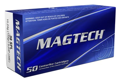 Magtech 38E Range/Training  38Special 158gr Semi Jacketed Hollow Point 50 Per Box/20 Case