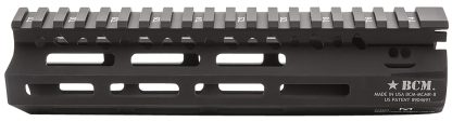 BCM MCMR8556BLK BCMGunfighter MCMR 8" M-LOK, Free-Floating Style Made of Aluminum with Black Anodized Finish for AR-Platform