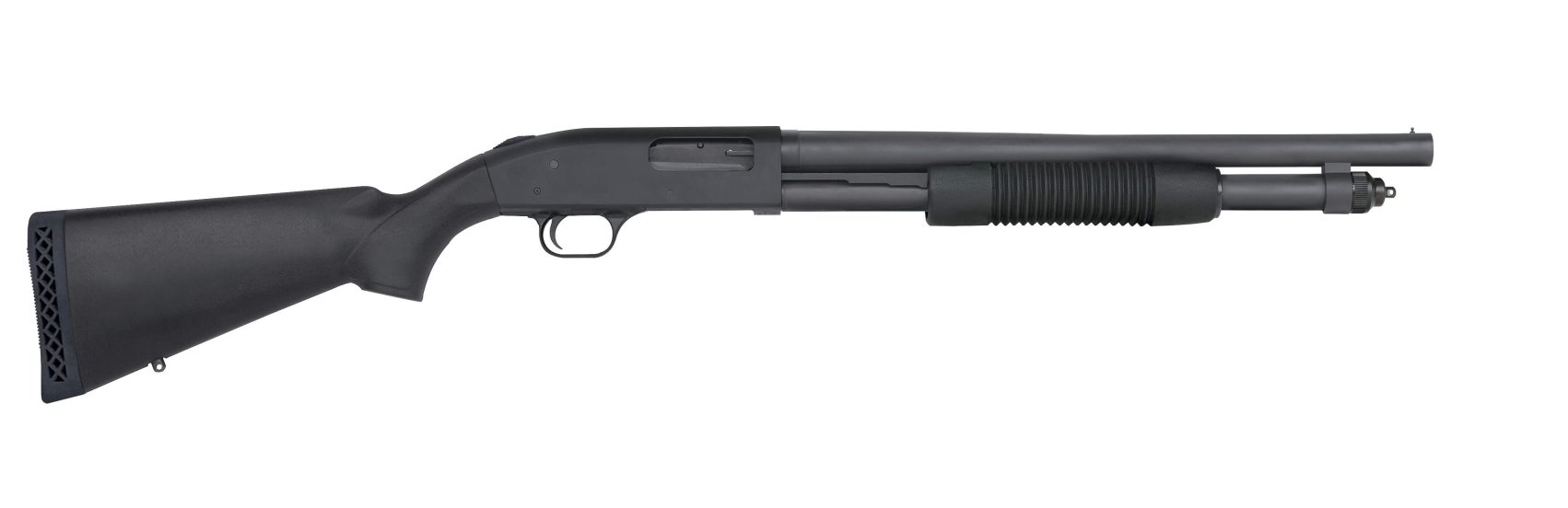 MOSSBERG 590 12/18.5 BL/SY 7SH BEAD SGT