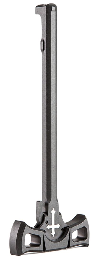 Patriot Ordnance Factory 00850 Tomahawk Charging Handle AR-10 Black Anodized Aluminum, Ambidextrous