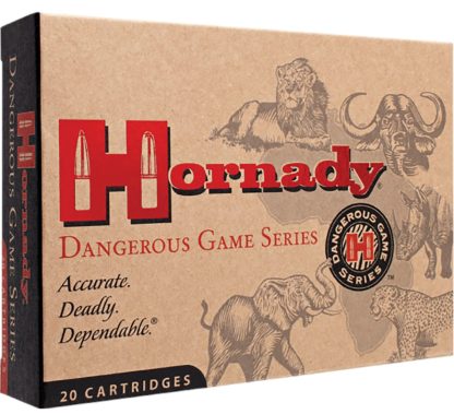 Hornady 8239 Dangerous Game 404Jeffery 400gr Dangerous Game Solid 20 Per Box/6 Case