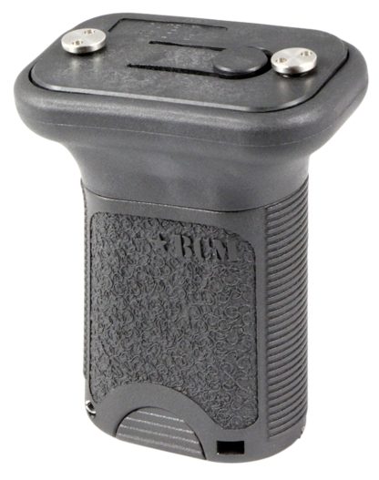 BCM VGSKMBLK BCMGunfighter Short Vertical Grip Made of Polymer With Black Aggressive Textured Finish with Storage Compartment for Keymod Rail